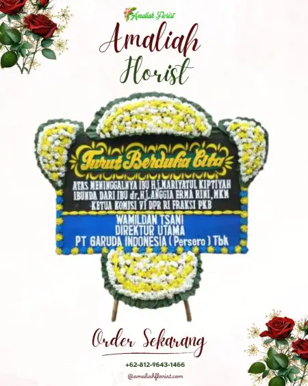 Papan Bunga Duka Babat Jerawat